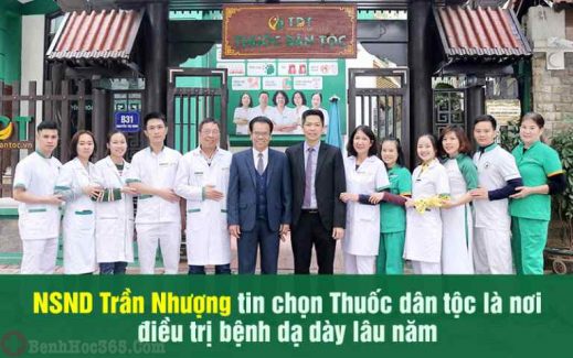 NSND Trần Nhượng chữa bệnh dạ dày tại Thuốc dân tộc