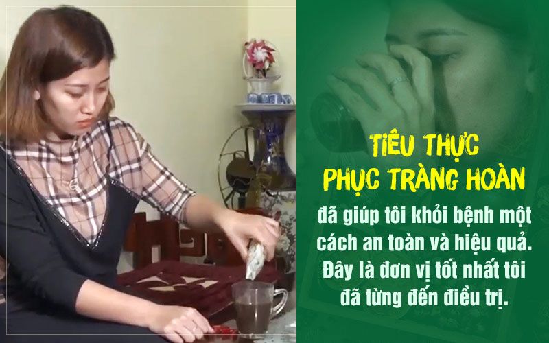 Chị Tuyền chia sẻ về bài thuốc Tiêu thực Phục tràng hoàn