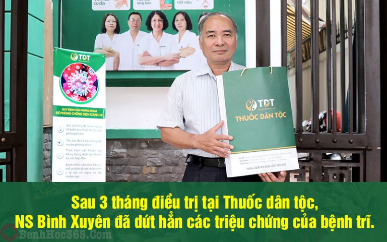 NS Bình Xuyên cũng là một trong những bệnh nhân của bác sĩ Tuyết Lan tại Thuốc dân tộc