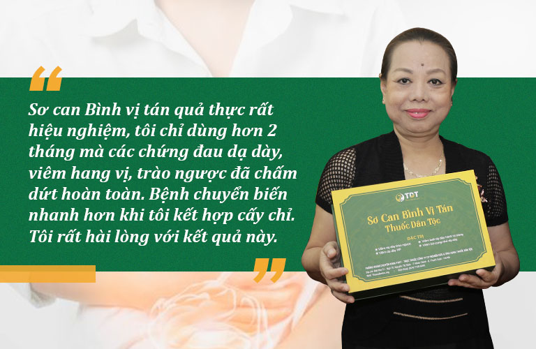 Chia sẻ của NS Thu Hà về Sơ can Bình vị tán