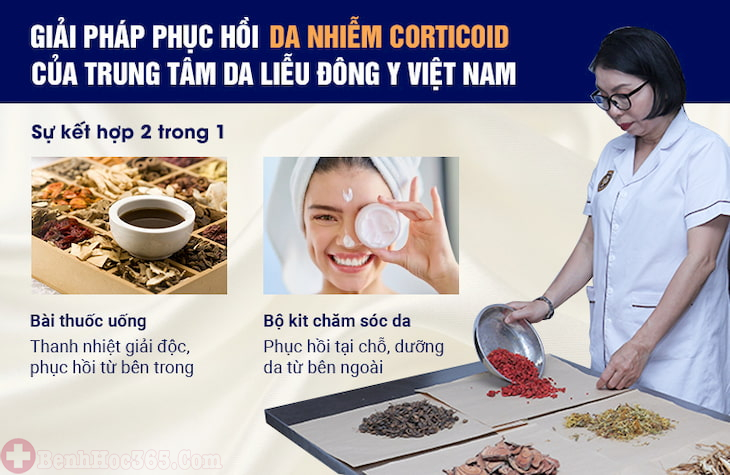 Sự kế hợp giữa bài thuốc uống và chăm sóc da chuyên sâu tại chỗ giúp tối ưu hiệu quả sử dụng