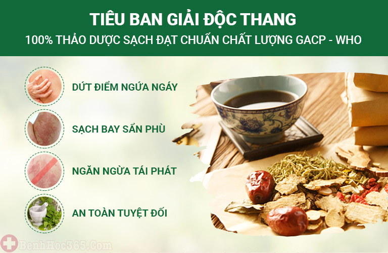 Bài thuốc Tiêu ban Giải độc thang dứt điểm mề đay từ gốc, ngăn tái phát