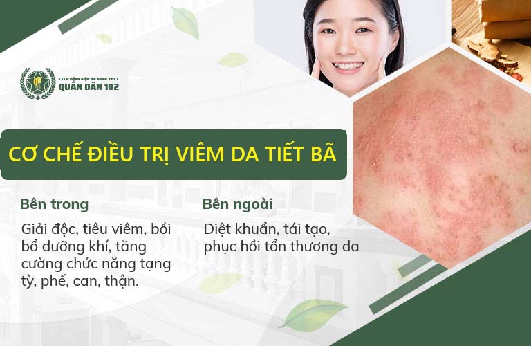 Cơ chế hỗ trợ điều trị viêm da dầu tại Bệnh viện Quân dân 102