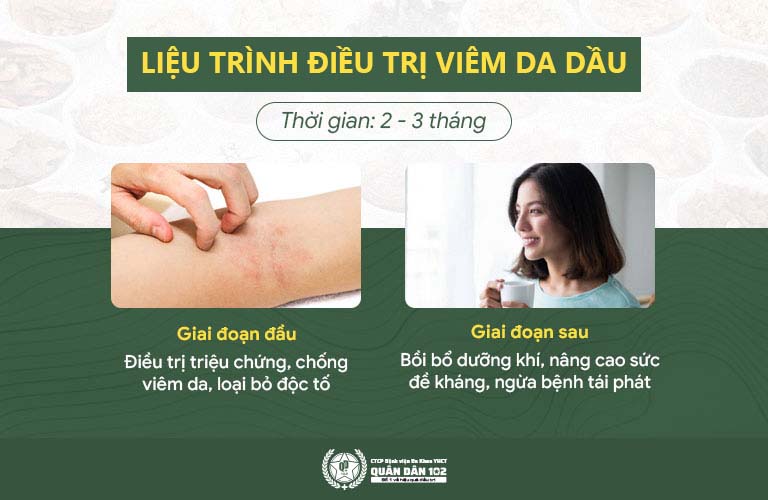 Liệu trình hỗ trợ điều trị viêm da dầu