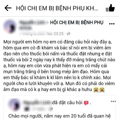 Bài đăng của L.N trên hội nhóm kín