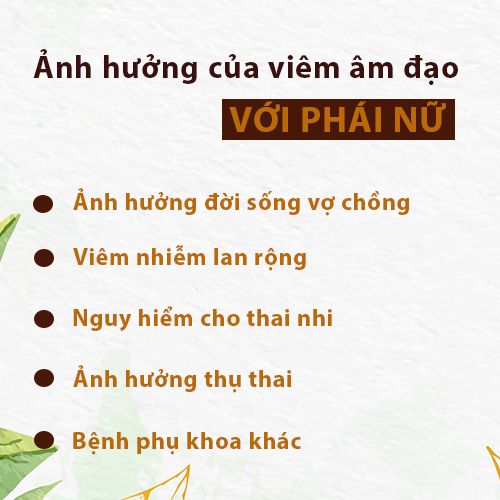 Ảnh hưởng của viêm âm đạo đến chị em